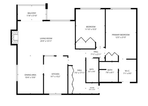 Tiny photo for 360 Claymoor Road #2C, Hinsdale, IL 60521 (MLS # 12741200)