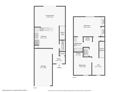 Tiny photo for 2040 Limestone Lane, Carpentersville, IL 60110 (MLS # 12642555)
