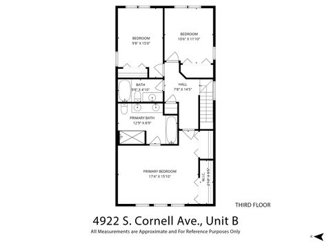 Tiny photo for 4922-B S Cornell Avenue, Chicago, IL 60615 (MLS # 12611787)