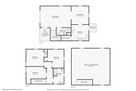 Tiny photo for 1306 Parmele Street, Rockford, IL 61104 (MLS # 12609535)