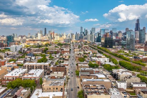 Tiny photo for 1345 W Grand Avenue #4N, Chicago, IL 60642 (MLS # 12641027)