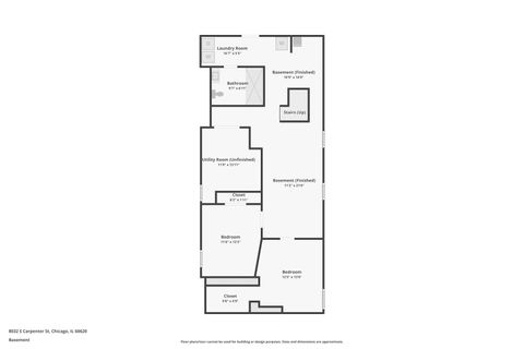 Tiny photo for 8032 S Carpenter Street, Chicago, IL 60620 (MLS # 12535414)