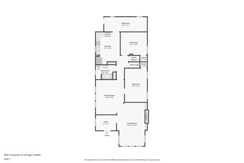 Tiny photo for 8032 S Carpenter Street, Chicago, IL 60620 (MLS # 12535414)