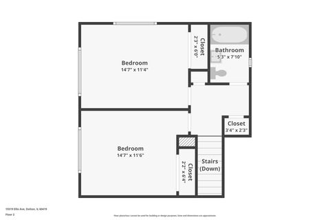 Tiny photo for 15519 Ellis Avenue, Dolton, IL 60419 (MLS # 12556919)