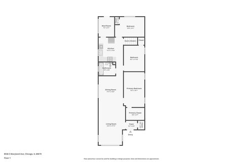 Tiny photo for 8536 S Maryland Avenue, Chicago, IL 60619 (MLS # 12535335)