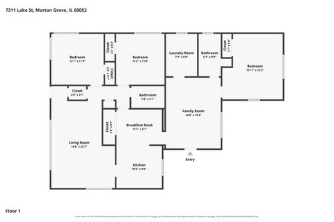 Tiny photo for 7311 Lake Street, Morton Grove, IL 60053 (MLS # 12727218)