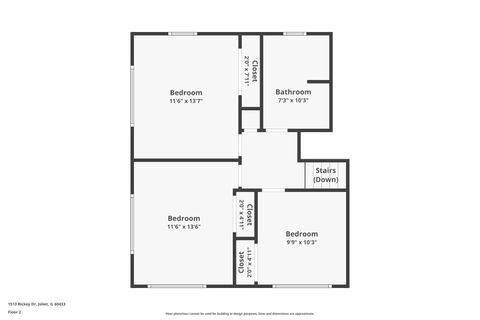 Tiny photo for 1513 Rickey Drive, Joliet, IL 60433 (MLS # 12523205)