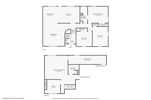 Tiny photo for 852 Napa Street, Carol Stream, IL 60188 (MLS # 12517039)