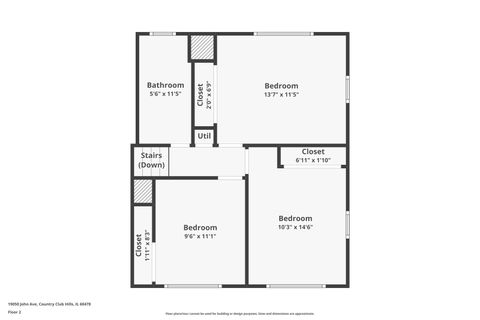 Tiny photo for 19050 John Avenue, Country Club Hills, IL 60478 (MLS # 12531631)