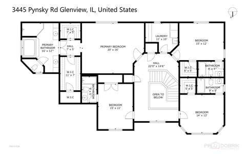 Tiny photo for 3445 Pynsky Road, Glenview, IL 60026 (MLS # 12657706)