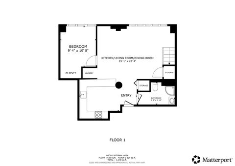 Tiny photo for 1601 S Michigan Avenue #107, Chicago, IL 60616 (MLS # 12631714)