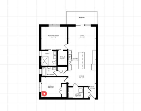 Tiny photo for 1708 W Cermak Road #3W, Chicago, IL 60608 (MLS # 12483987)