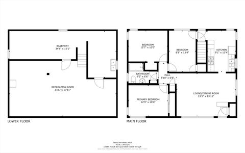 Tiny photo for 1003 W Hillside Drive, Bensenville, IL 60106 (MLS # 12464309)