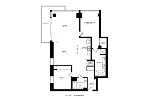 Tiny photo for 321 S Sangamon Street #605, Chicago, IL 60607 (MLS # 12484516)
