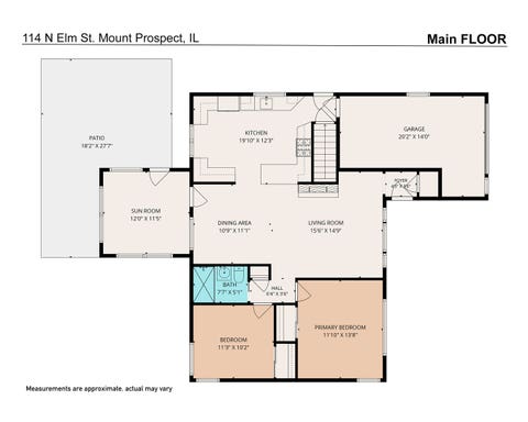 Tiny photo for 114 N Elm Street, Mount Prospect, IL 60056 (MLS # 12738320)