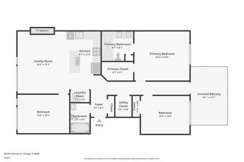 Tiny photo for 822 W Cullerton Street #2W, Chicago, IL 60608 (MLS # 12559699)