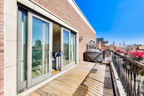 Tiny photo for 1518 W Cortez Street #3W, Chicago, IL 60642 (MLS # 12595604)