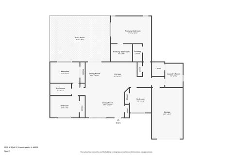 Tiny photo for 1210 W 55th Place, Countryside, IL 60525 (MLS # 12568777)
