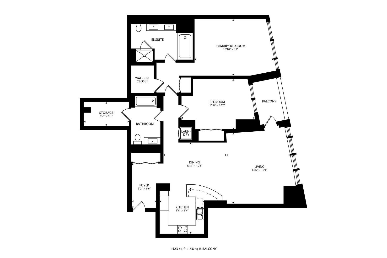 Chicago, Illinois 60603, United States, 2 Bedrooms Bedrooms, ,2 BathroomsBathrooms,Residential,Active,180685