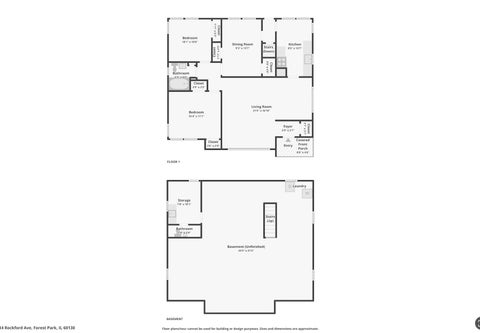 Tiny photo for 214 Rockford Avenue, Forest Park, IL 60130 (MLS # 12744939)