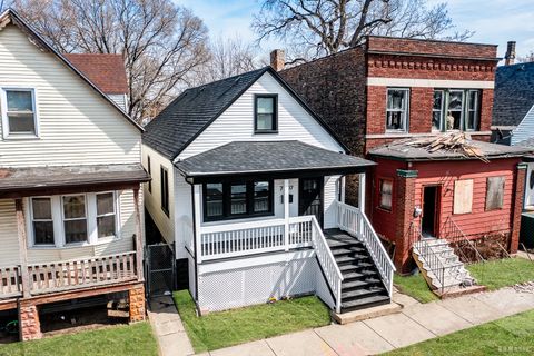 Tiny photo for 7307 S Peoria Street, Chicago, IL 60621 (MLS # 12598560)