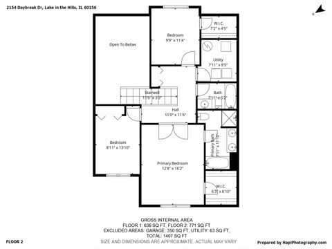 Tiny photo for 2154 Daybreak Drive, Lake In The Hills, IL 60156 (MLS # 12511388)