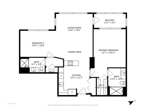 Tiny photo for 130 N Garland Court #2612, Chicago, IL 60602 (MLS # 12405928)