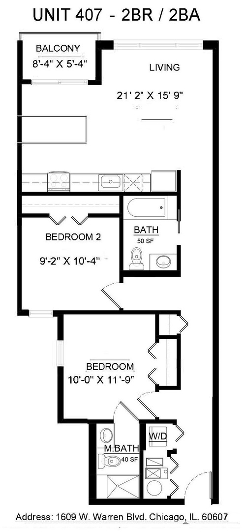 1609 W Warren Boulevard 407