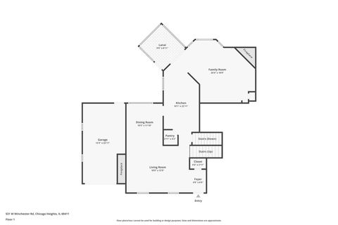 Tiny photo for 531 W Winchester Road, Chicago Heights, IL 60411 (MLS # 12541414)