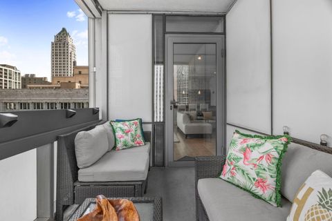 Tiny photo for 8 E Randolph Street #1401, Chicago, IL 60601 (MLS # 12391929)