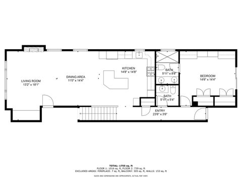 Tiny photo for 616 N MAY Street #3C, Chicago, IL 60642 (MLS # 12490246)