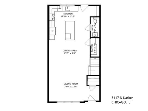 Tiny photo for 3117 N Karlov Avenue, Chicago, IL 60641 (MLS # 12616934)