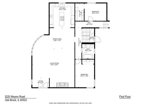 Tiny photo for 3220 Meyers Road, Oak Brook, IL 60523 (MLS # 12338958)