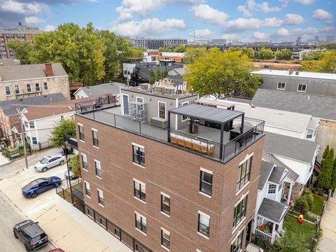 Tiny photo for 1624 S Carpenter Street #3, Chicago, IL 60608 (MLS # 12478221)