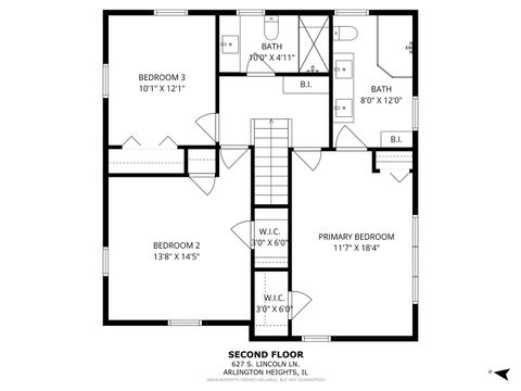 Tiny photo for 627 S Lincoln Lane, Arlington Heights, IL 60005 (MLS # 12604462)