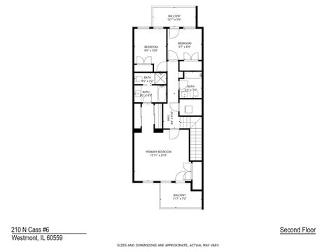Tiny photo for 210 N Cass Avenue #6, Westmont, IL 60559 (MLS # 12602150)
