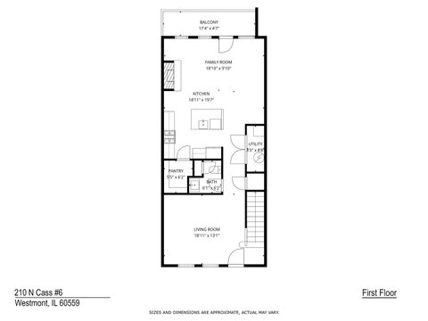 Tiny photo for 210 N Cass Avenue #6, Westmont, IL 60559 (MLS # 12602150)