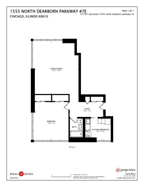 Tiny photo for 1555 N Dearborn Parkway #7E, Chicago, IL 60610 (MLS # 12503920)