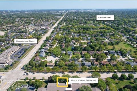 Tiny photo for 2632 N Windsor Drive #104, Arlington Heights, IL 60004 (MLS # 12482871)