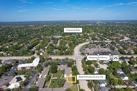 Tiny photo for 2632 N Windsor Drive #104, Arlington Heights, IL 60004 (MLS # 12482871)