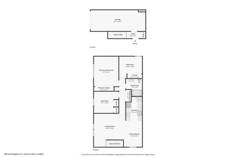 Tiny photo for 408 Farmingdale Circle #408, Vernon Hills, IL 60061 (MLS # 12532037)