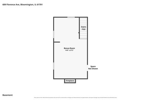 Tiny photo for 609 S Florence Avenue, Bloomington, IL 61701 (MLS # 12757005)