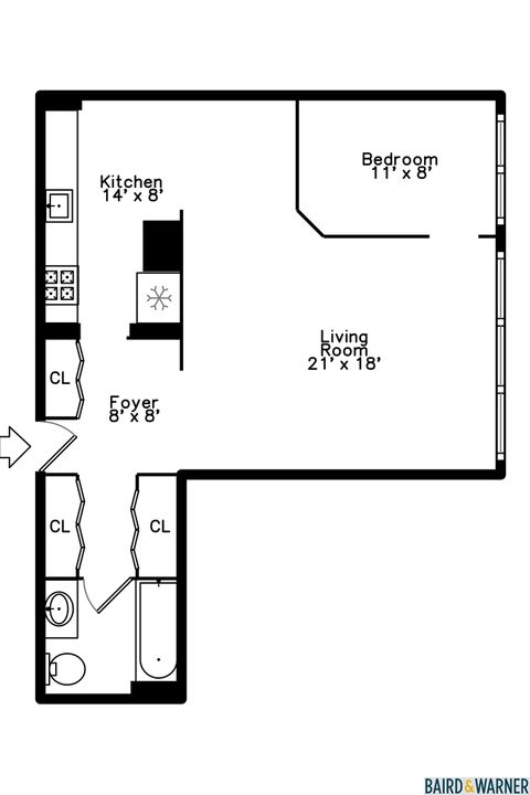 Tiny photo for 4250 N Marine Drive #1824, Chicago, IL 60613 (MLS # 12579209)