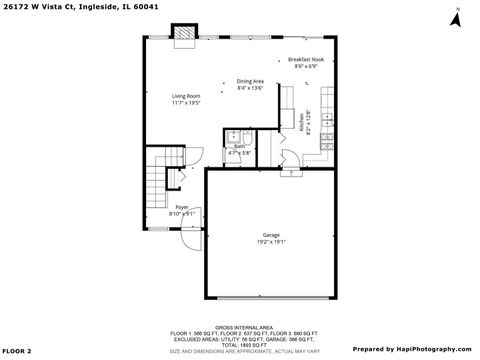 Tiny photo for 26172 W Vista Court, Ingleside, IL 60041 (MLS # 12571442)