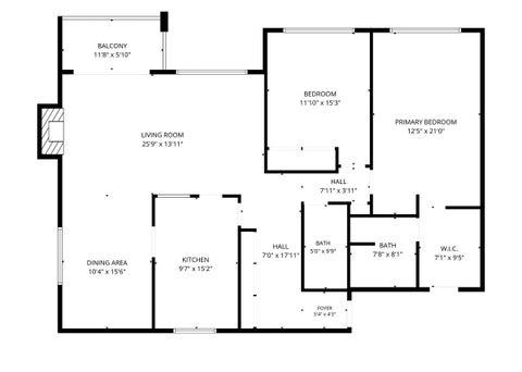 Tiny photo for 360 Claymoor Road #2C, Hinsdale, IL 60521 (MLS # 12731771)
