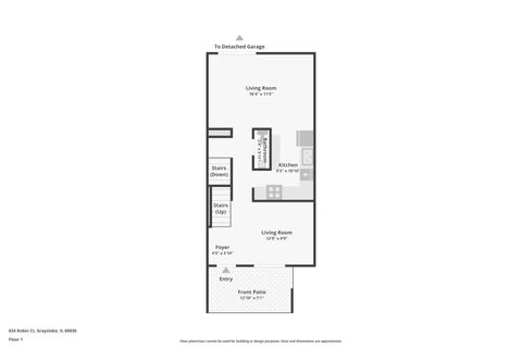 Tiny photo for 634 Robin Court, Grayslake, IL 60030 (MLS # 12502472)