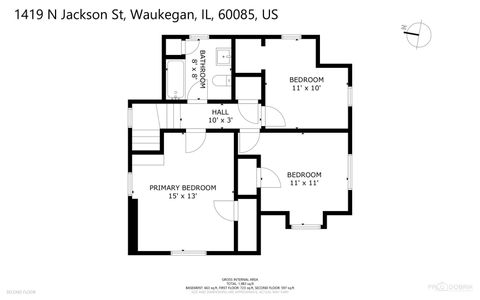 Tiny photo for 1419 N Jackson Street, Waukegan, IL 60085 (MLS # 12548416)