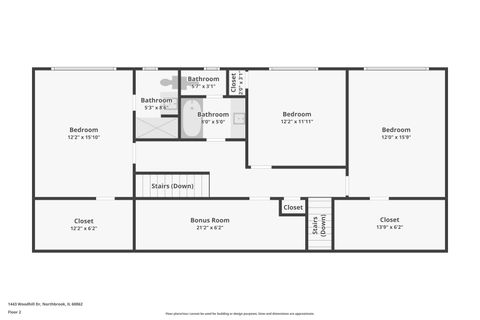 Tiny photo for 1443 Woodhill Drive, Northbrook, IL 60062 (MLS # 12537813)