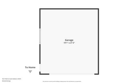 Tiny photo for 752 E 164th Street, South Holland, IL 60473 (MLS # 12706673)