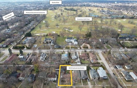 Tiny photo for 8536 Kedvale Avenue, Skokie, IL 60076 (MLS # 12542992)